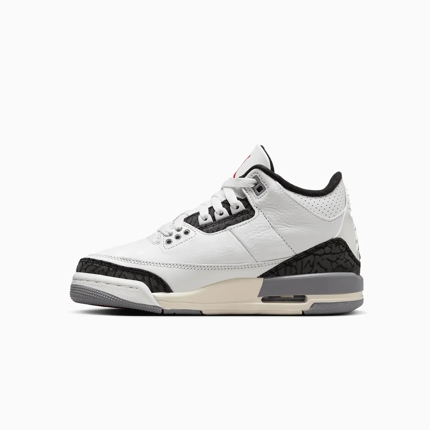 Kid's Air Jordan 3 Retro "Cement Grey" Grade School - Image 3