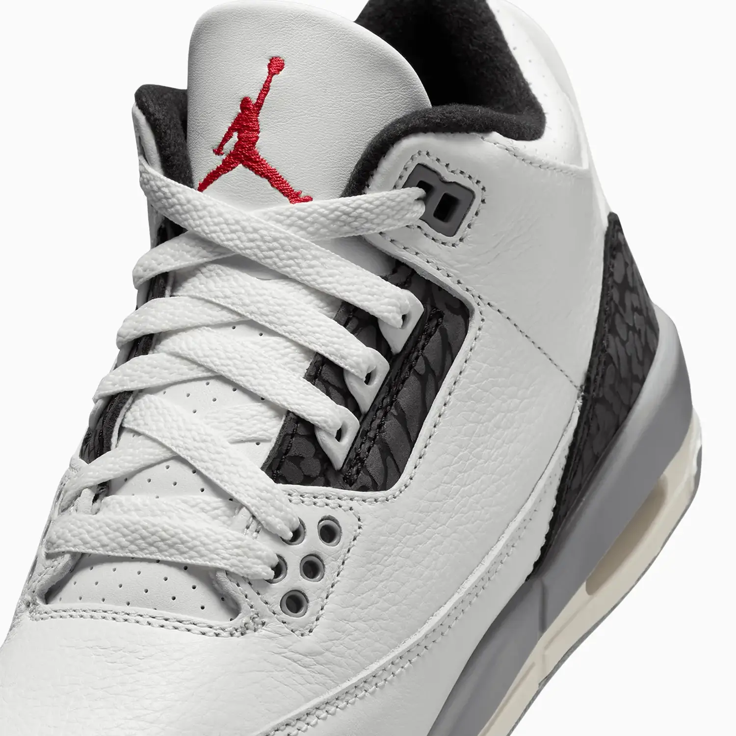 Kid's Air Jordan 3 Retro "Cement Grey" Grade School - Image 7
