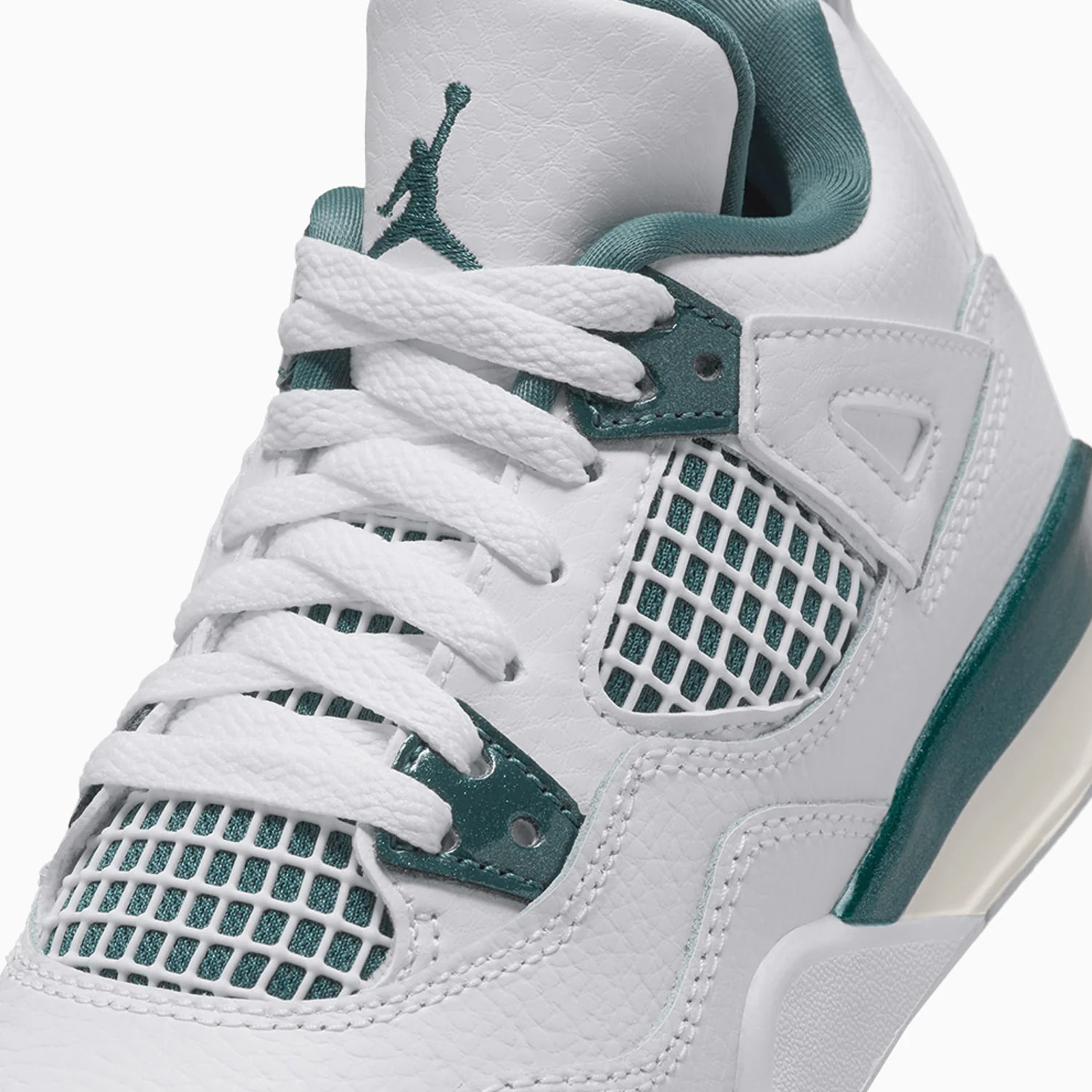 Kid's Air Jordan 4 Retro "Oxidized Green" Pre School - Image 7