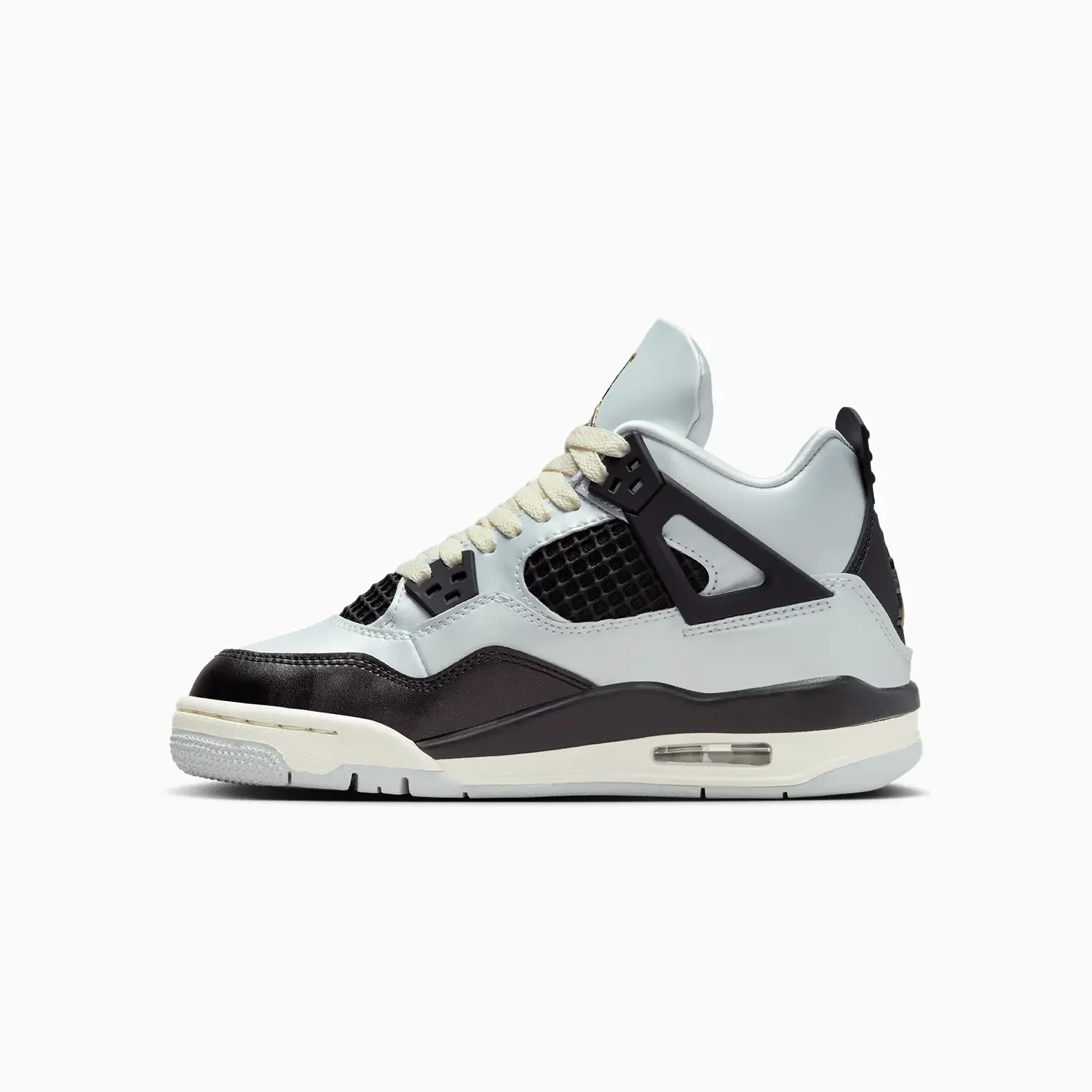 Kid's Air Jordan 4 Retro "Platinum Gold" Grade School - Image 3