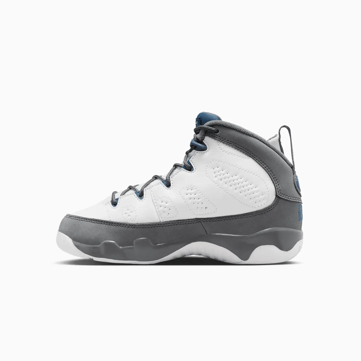Kid's Air Jordan 9 Retro "Flint Grey" Pre School - Image 4