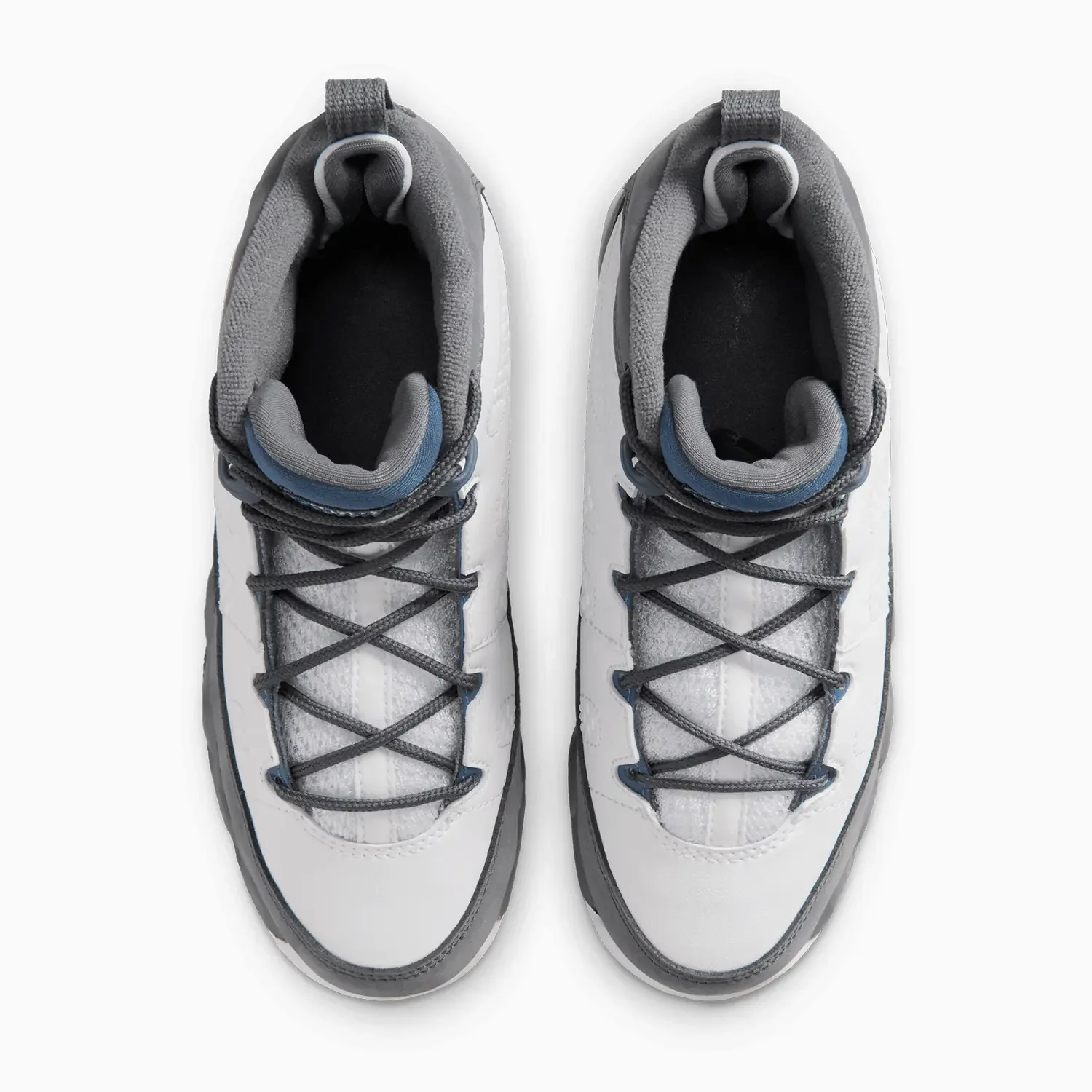 Kid's Air Jordan 9 Retro "Flint Grey" Pre School - Image 5