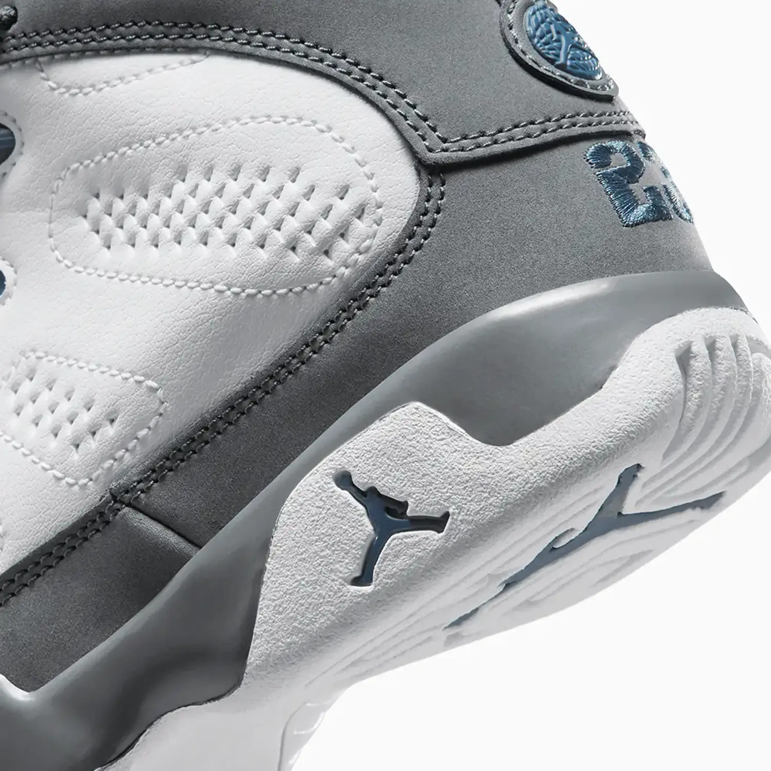 Kid's Air Jordan 9 Retro "Flint Grey" Pre School - Image 7