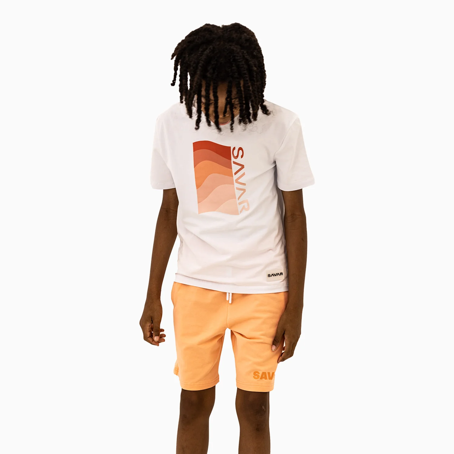 Kid's Savar T-Shirt And Shorts Outfit - Image 2