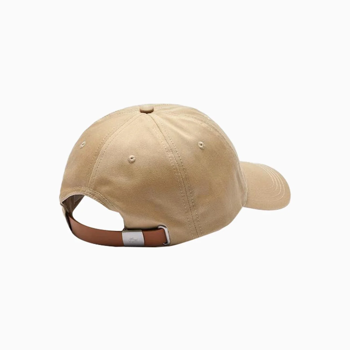 Contrast Strap And Oversized Crocodile Cotton Cap - Image 2