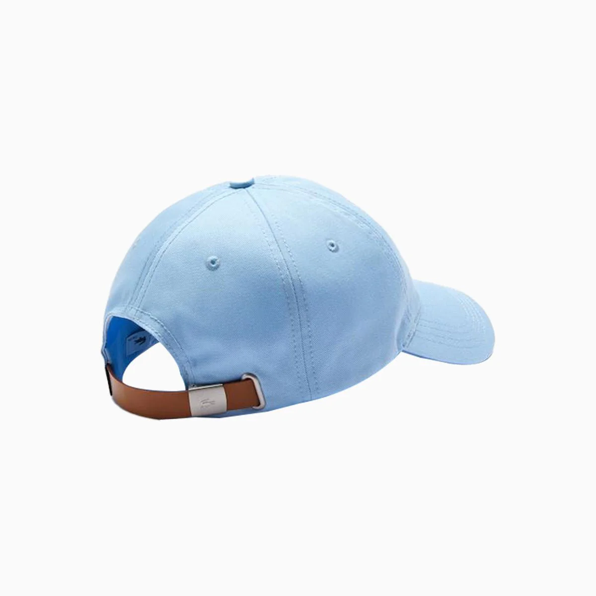Contrast Strap And Oversized Crocodile Cotton Cap - Image 2