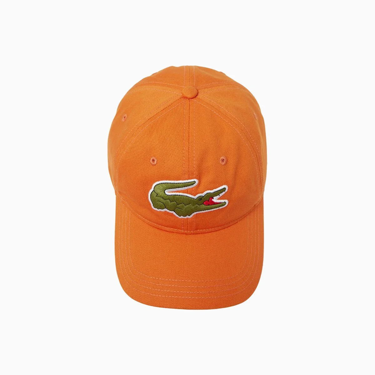 Contrast Strap And Oversized Crocodile Cotton Cap - Image 3