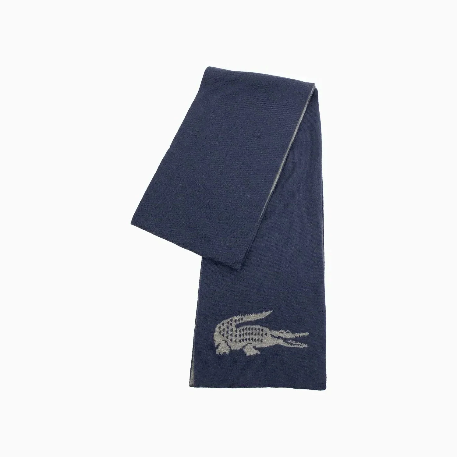Intersia Crocodile Double Face Scarf - Image 2