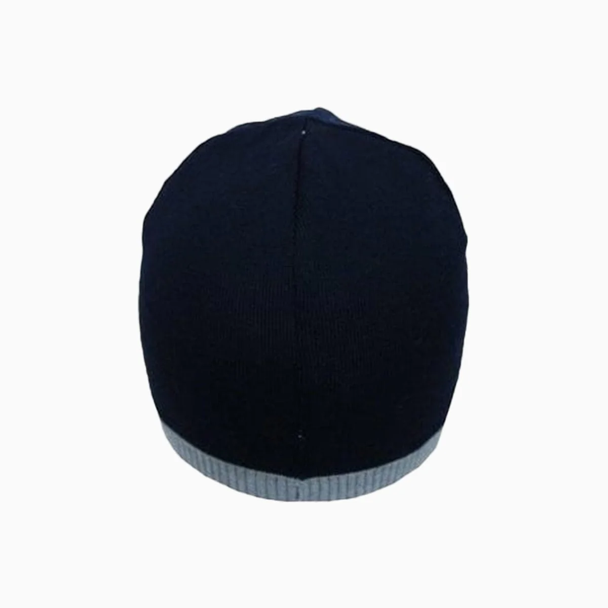 Jacquard Crocodile Wool Reversible Beanie Hat - Image 3