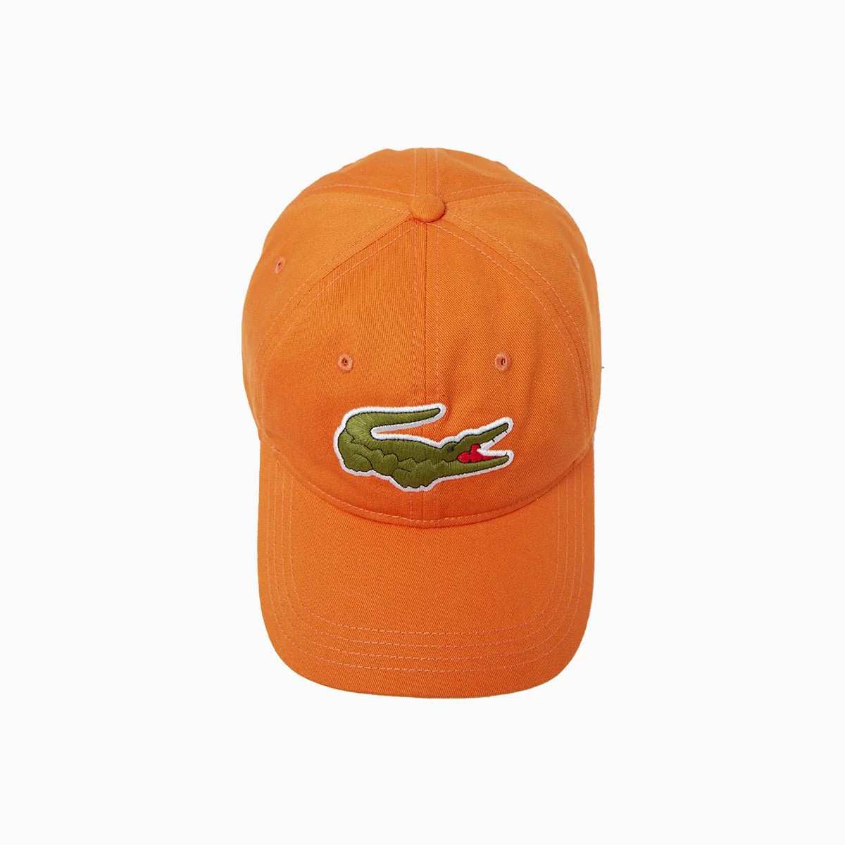 Men's Contrast Strap And Oversized Crocodile Cotton Cap - Image 3