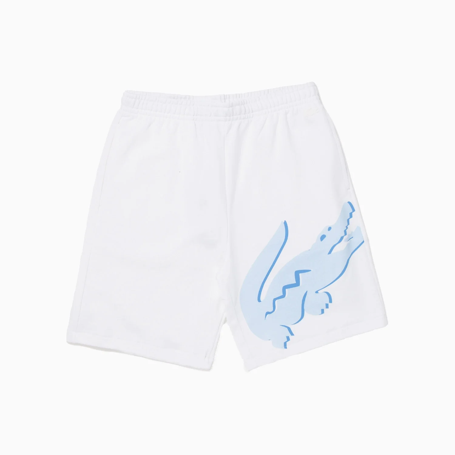 Men's Oversized Crocodile Print Organic Cotton Shorts