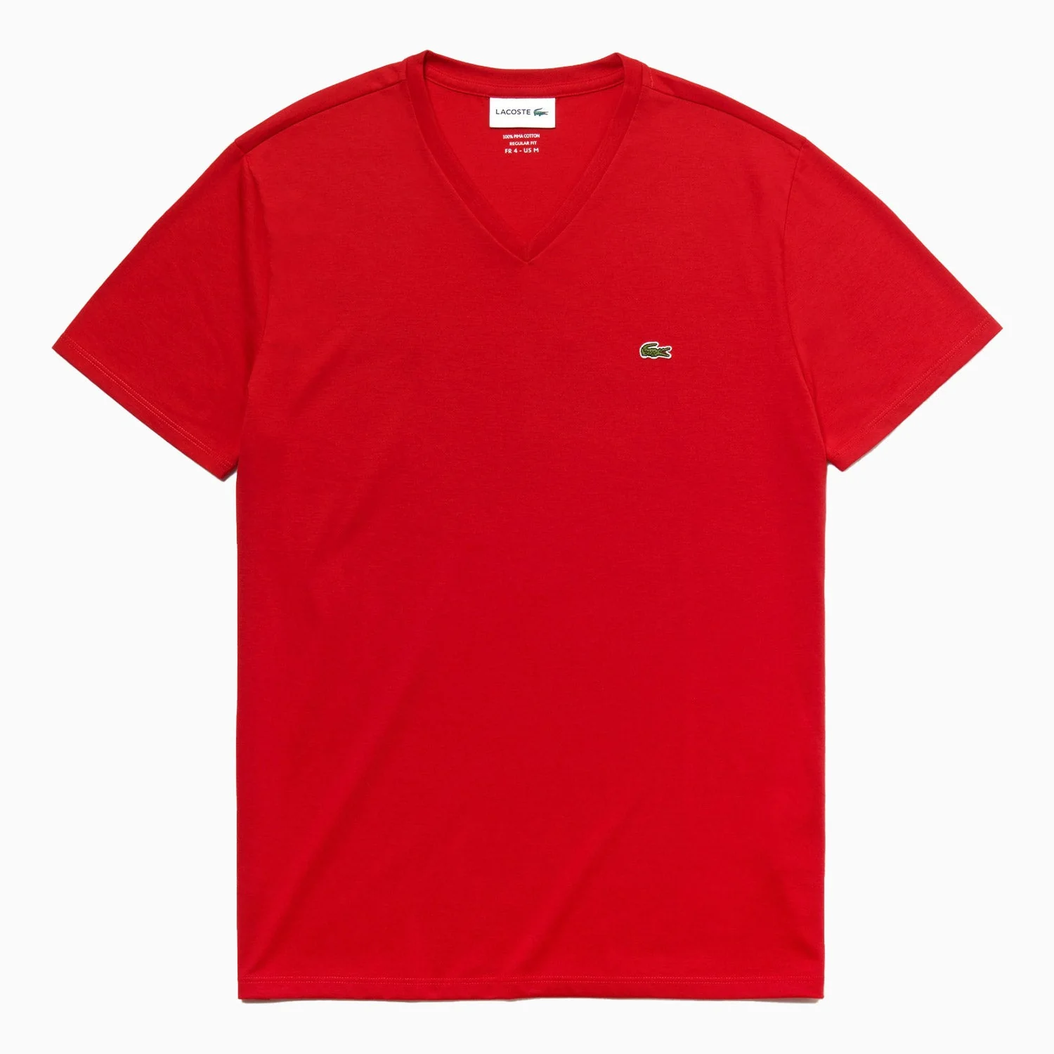 Men's Pima Cotton V-Neck Jersey T Shirt - Image 2