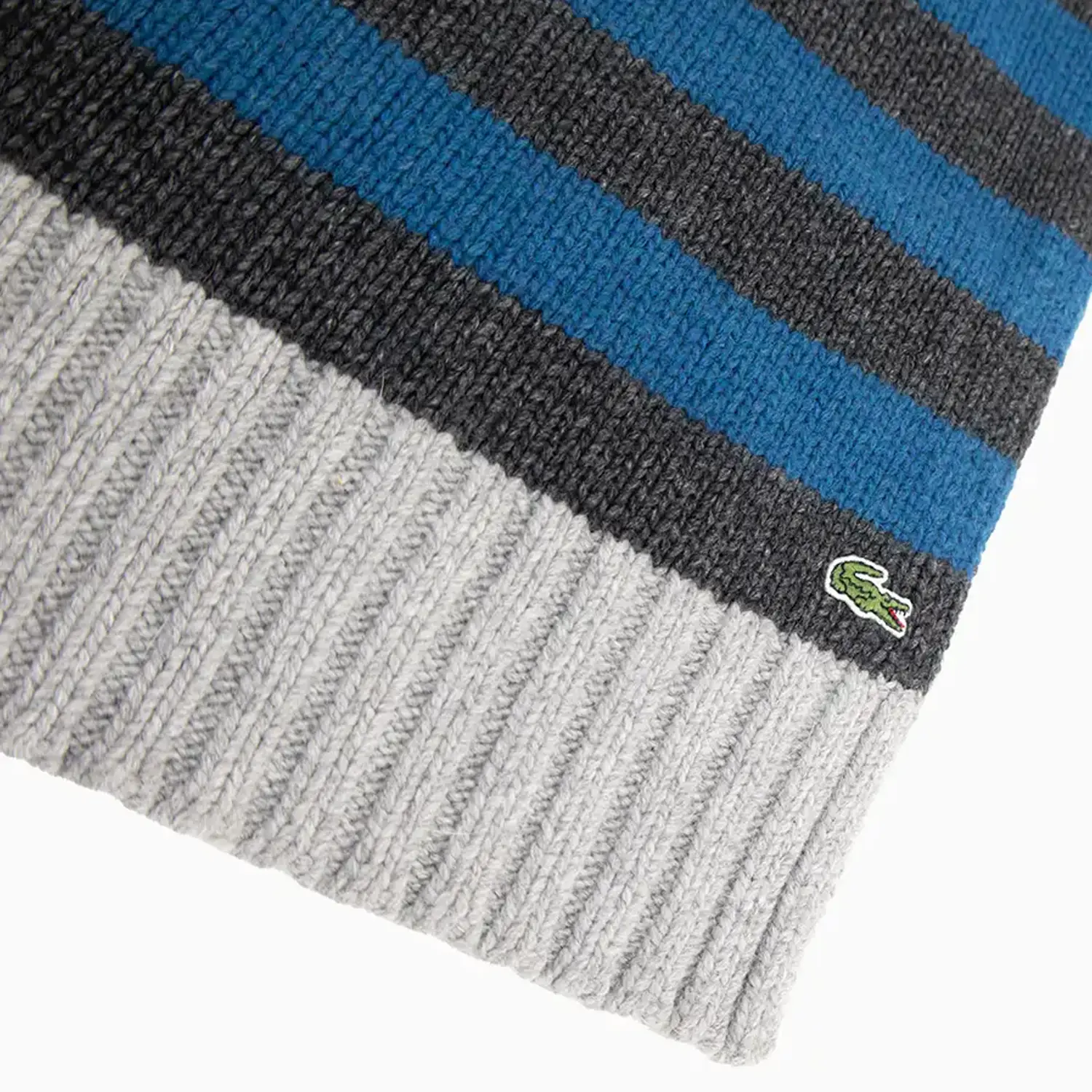 Ribbed Crocodile Wool Scarf - Image 4