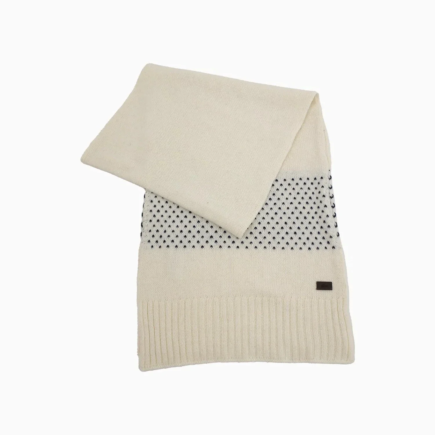 Ribbed Crocodile Wool Scarf - Image 2