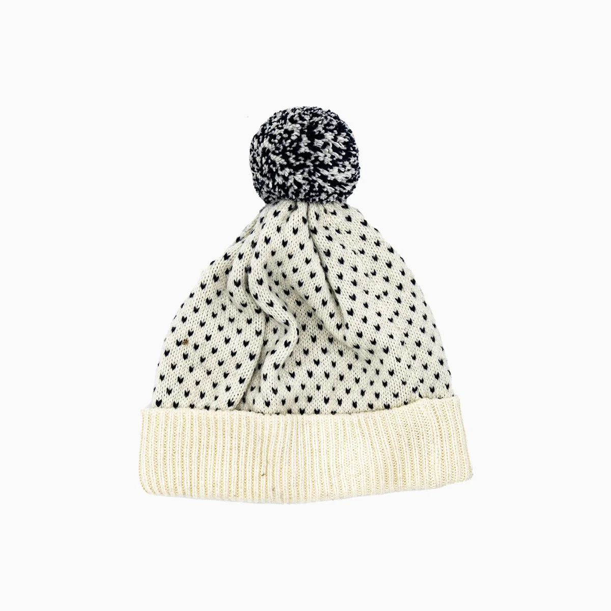 Lacoste Wool Logo Toboggan Beanie Hat With Pompom - Image 2