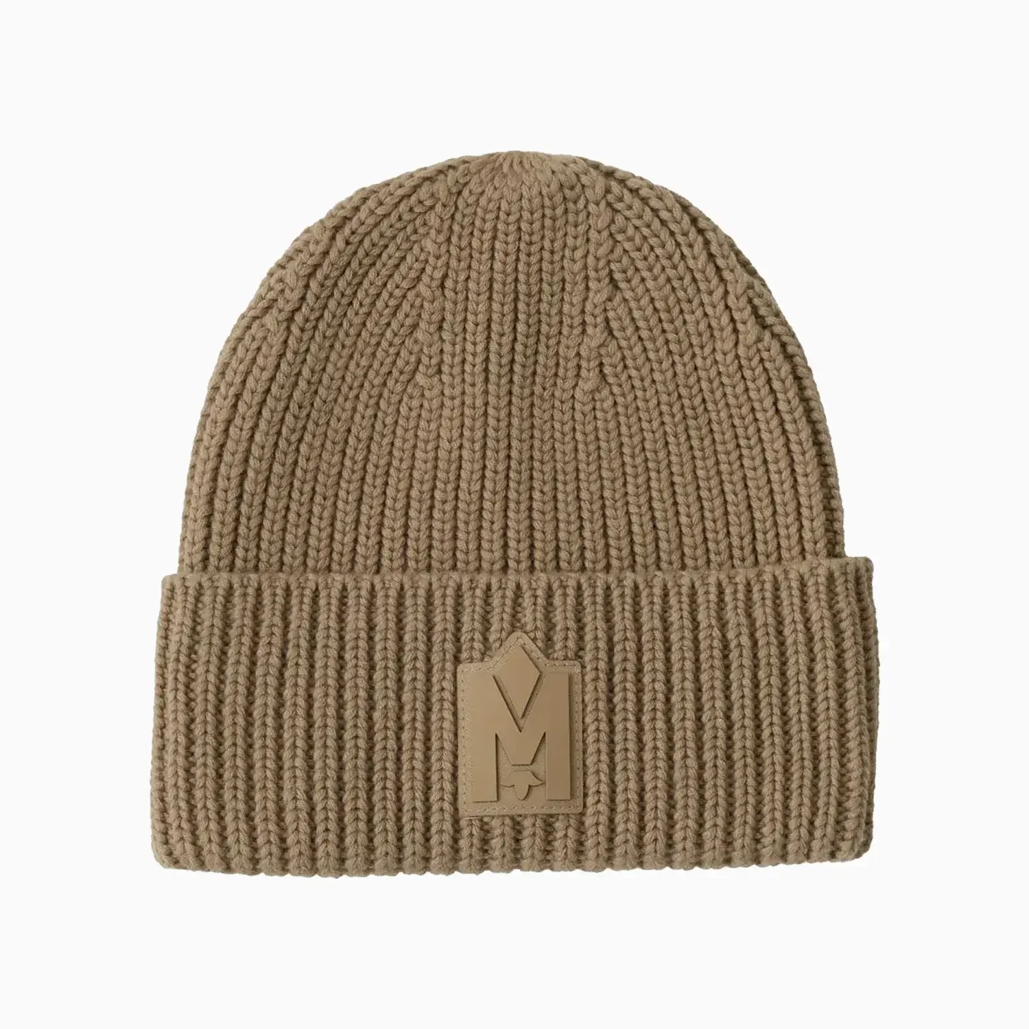 JUDE-MZ Hand Knit Toque With Ribbed Cuff Beanie Hat - Image 2