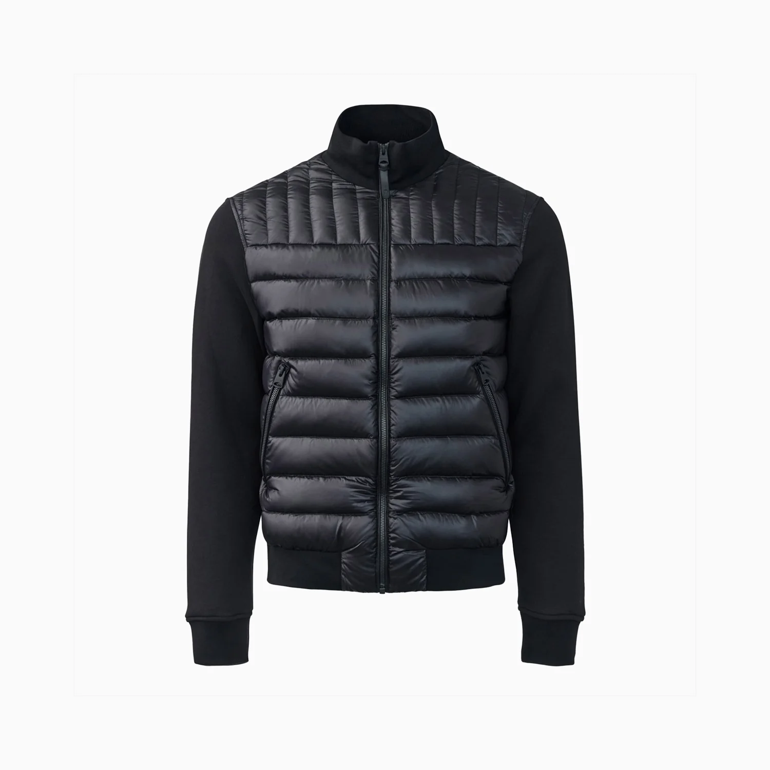 Men's COLLIN Mixed Media Bomber Jacket - Image 2