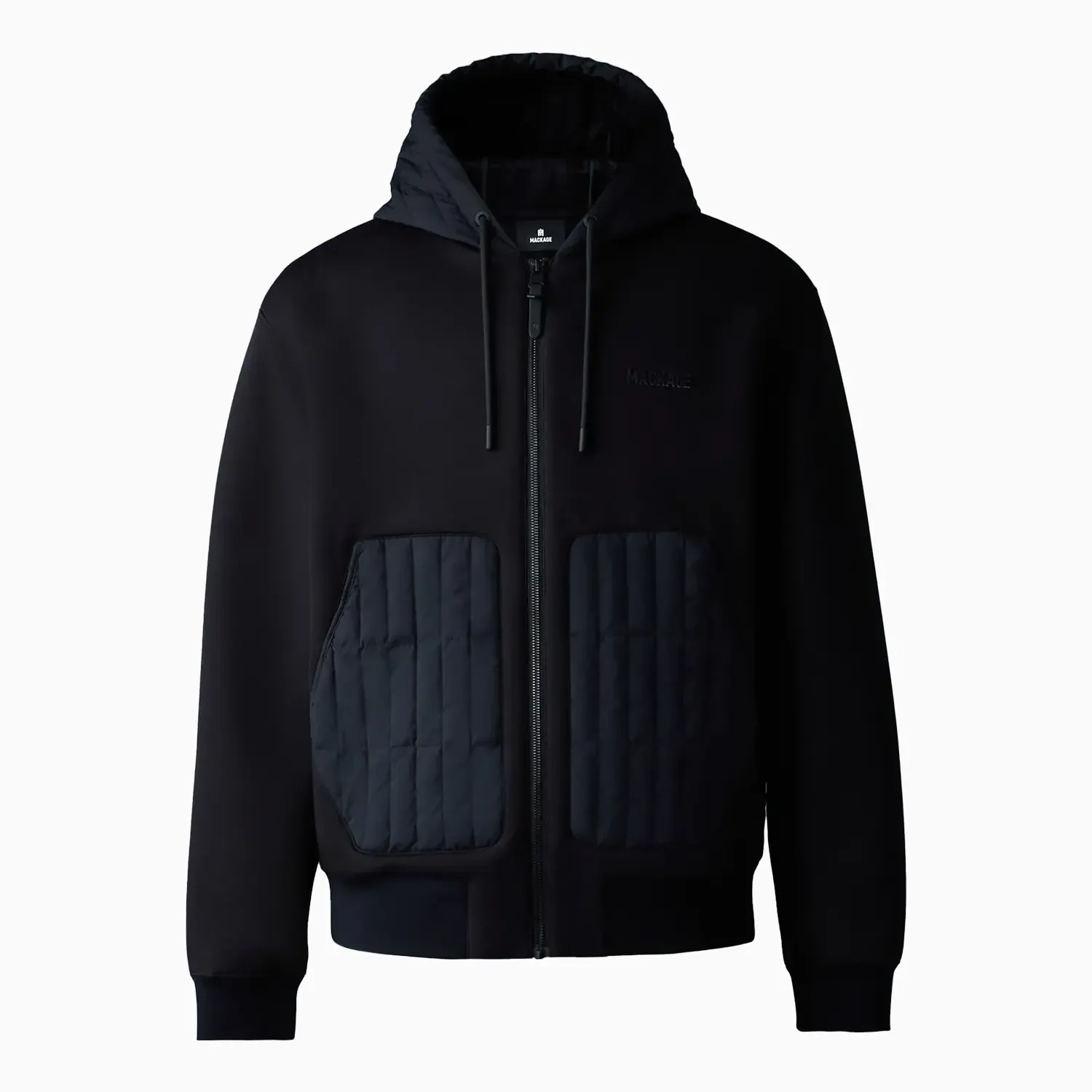 Men's CRUZ Zip-Up Hybrid Vertical Quilt Hoodie - Image 2
