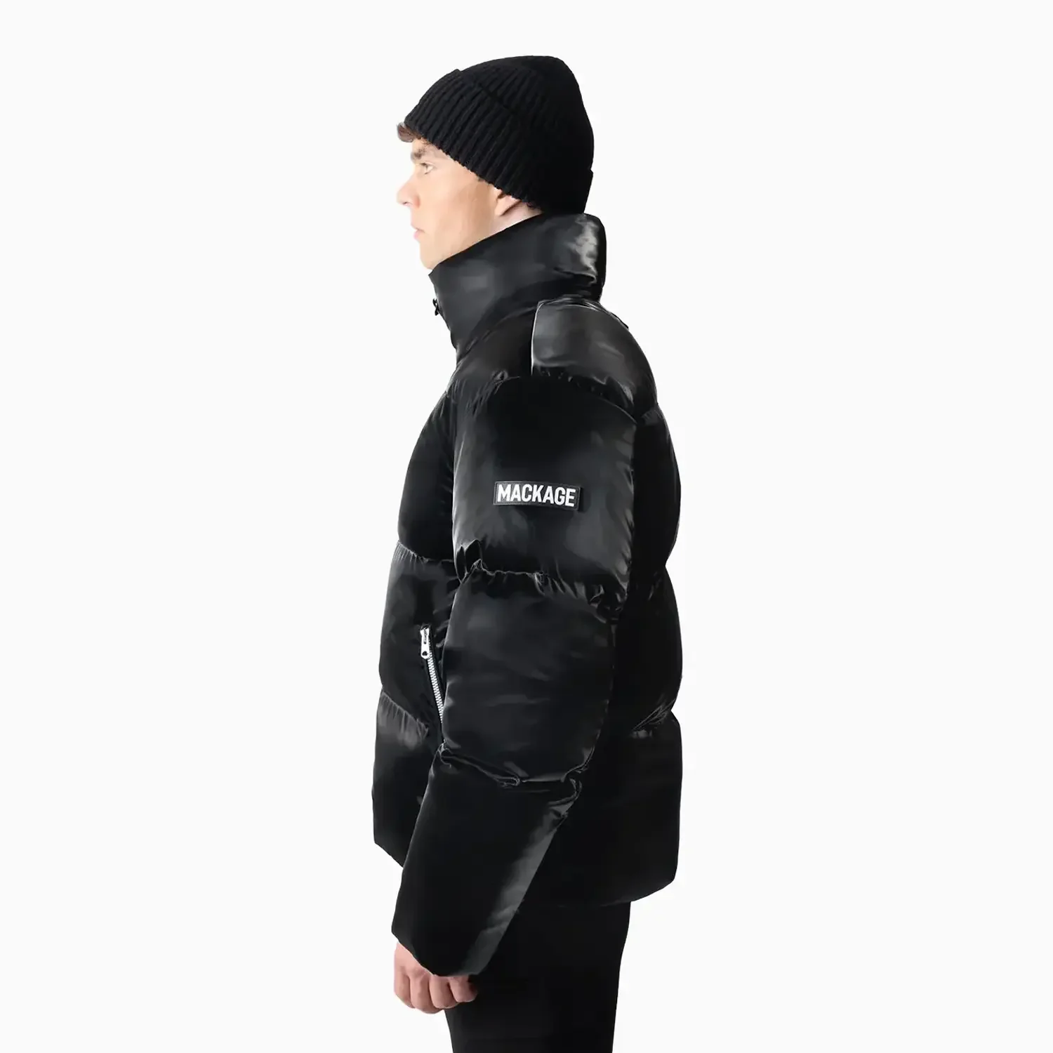 Men's KENT-GLO High-Gloss Hooded Down Jacket - Image 7