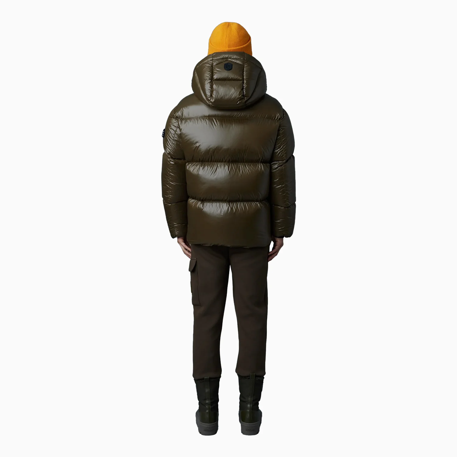 Men's KENT-Z Lustrous Light Down Jacket With Hood - Image 5