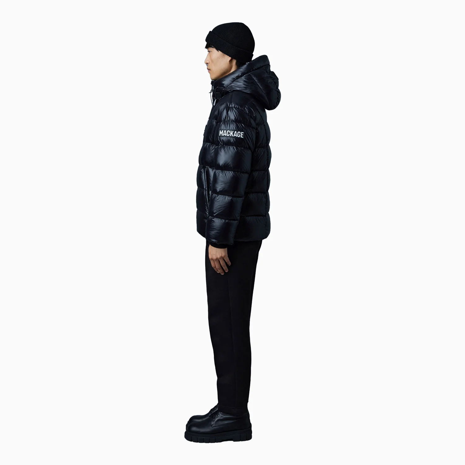 Men's VICTOR Lustrous Light Down Jacket With Hood - Image 4