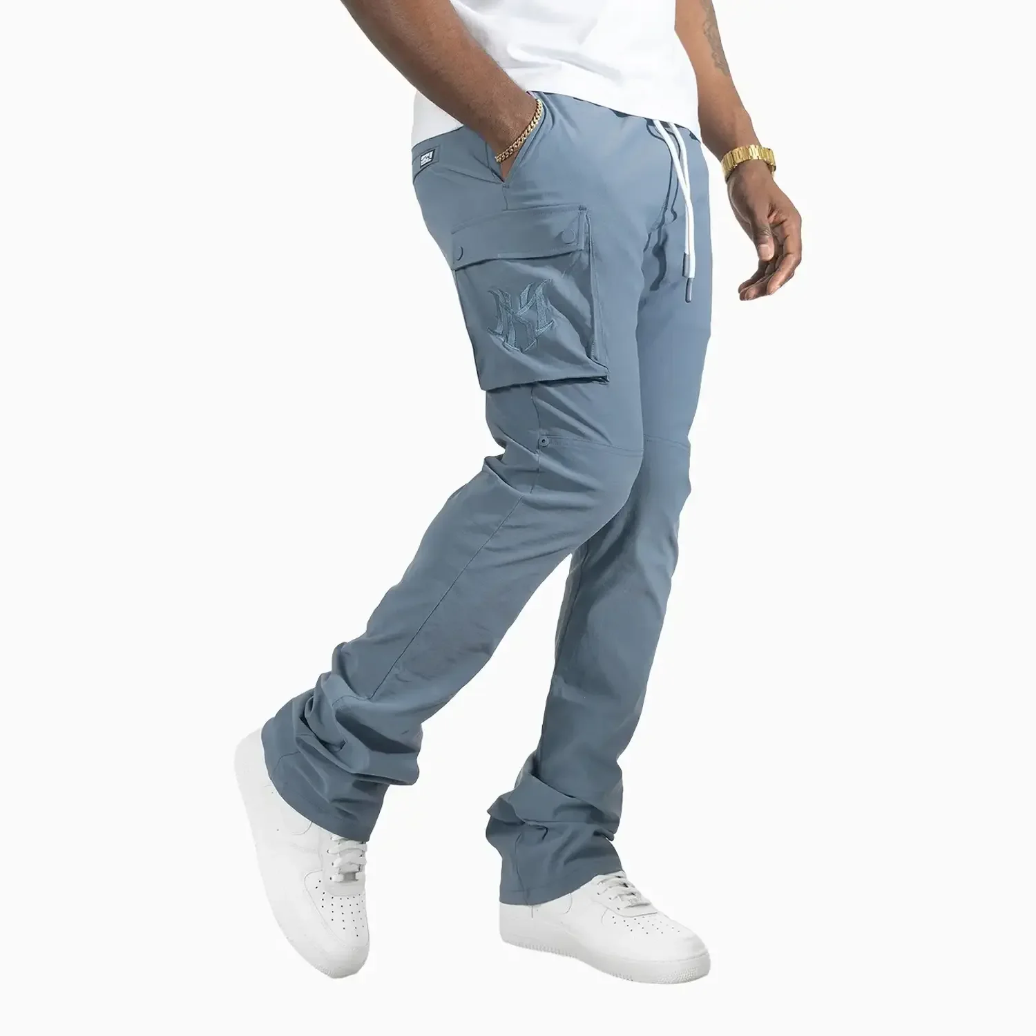 Men's Adorni Nylon Stacked Pant - Image 2