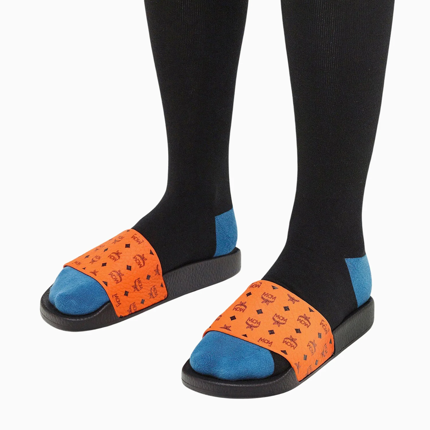 Men's Monogram Print Slide - Image 2