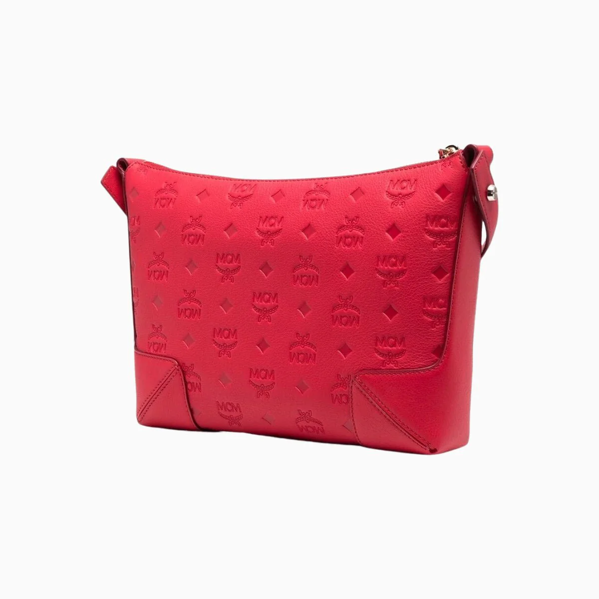 Women's Klara Monogrammed Leather Shoulder Bag - Image 4