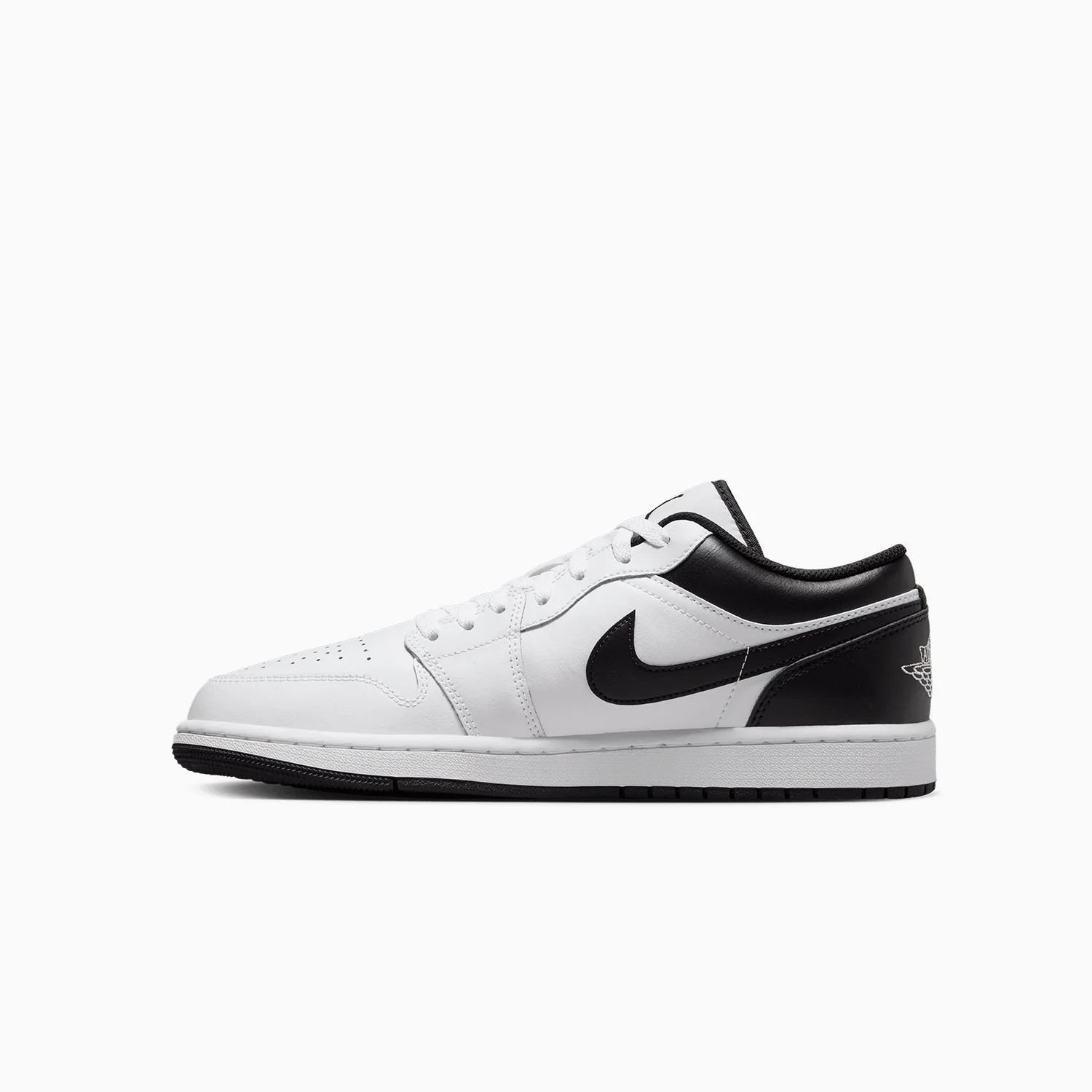 Men's Air Jordan 1 Low "White Black" - Image 4