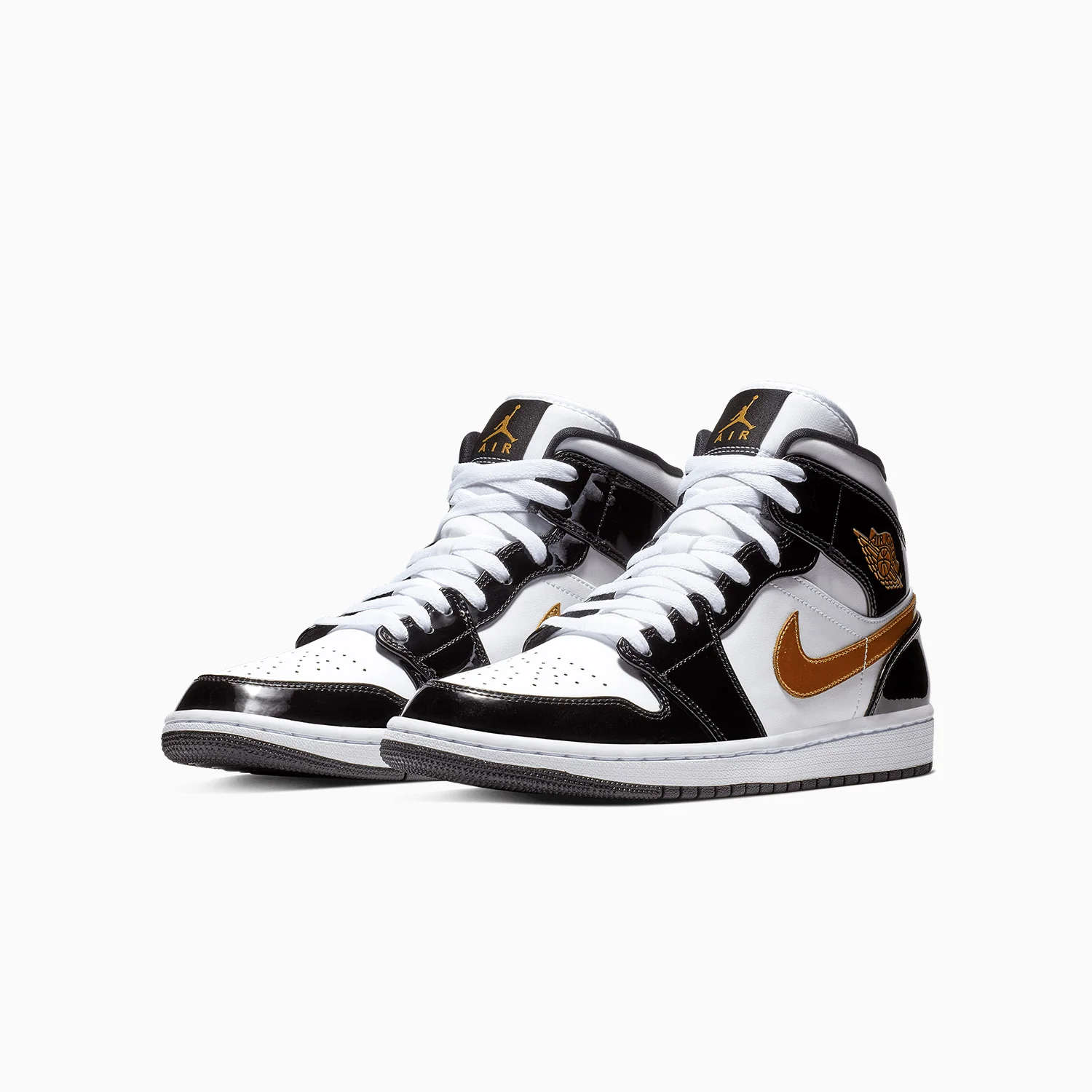 Men's Air Jordan 1 Mid SE "Black Gold" - Image 2