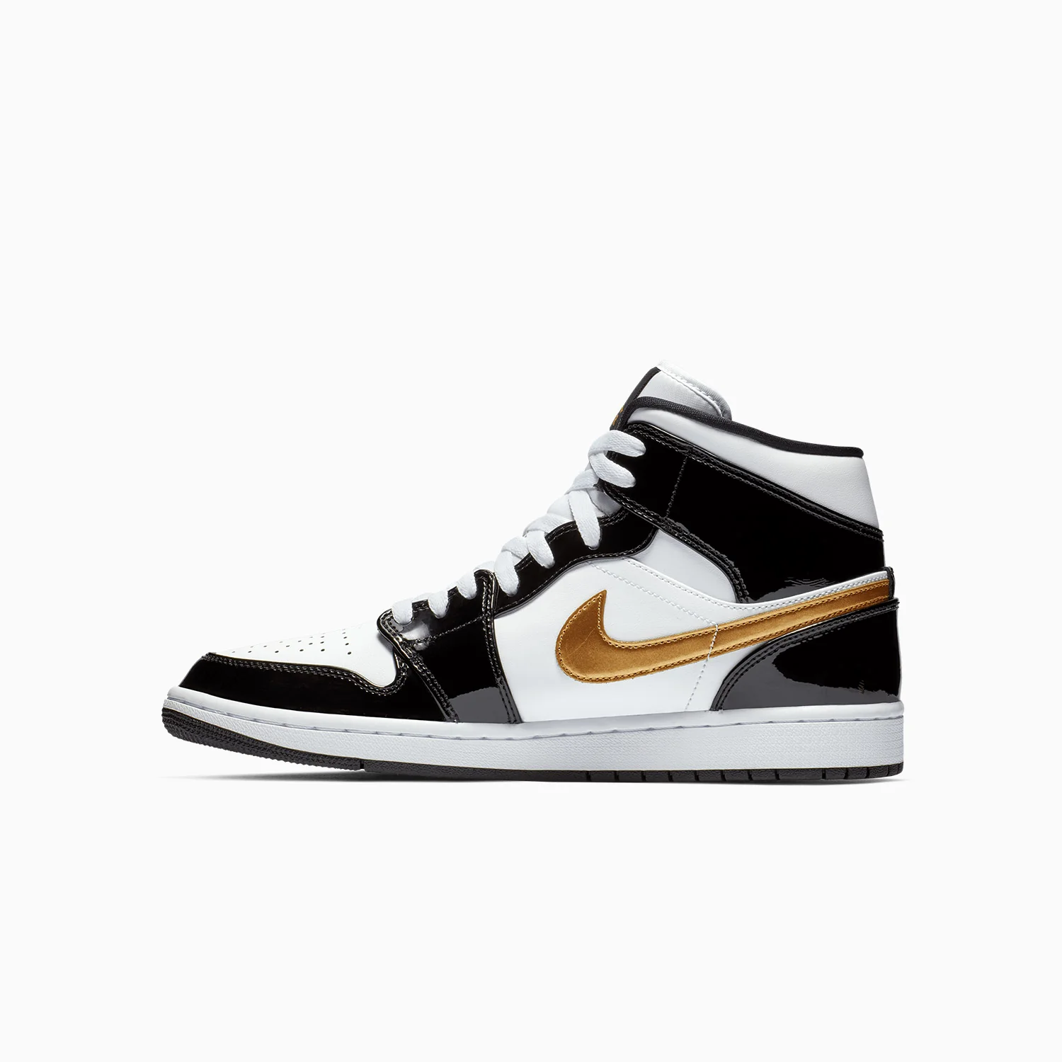 Men's Air Jordan 1 Mid SE "Black Gold" - Image 4