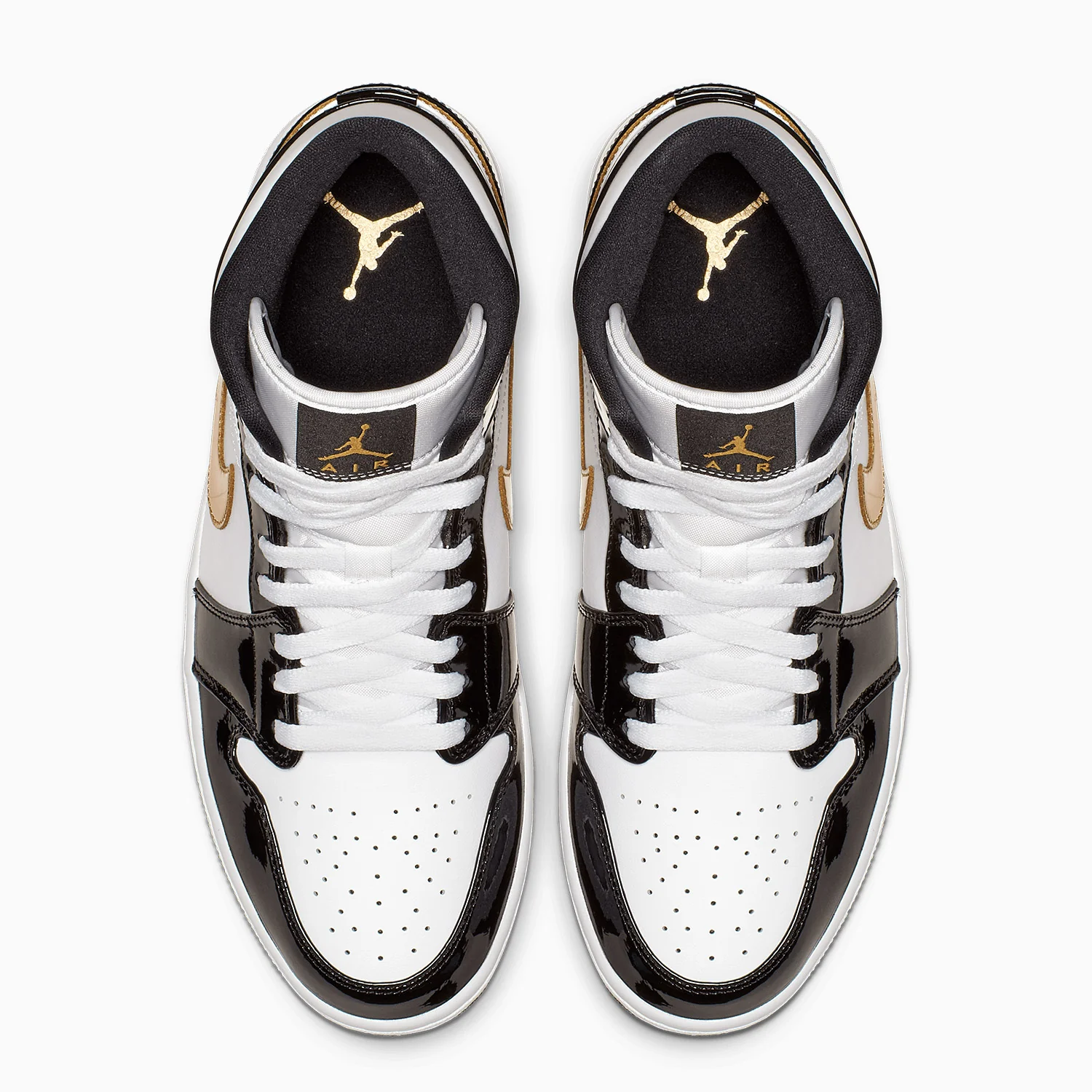 Men's Air Jordan 1 Mid SE "Black Gold" - Image 5