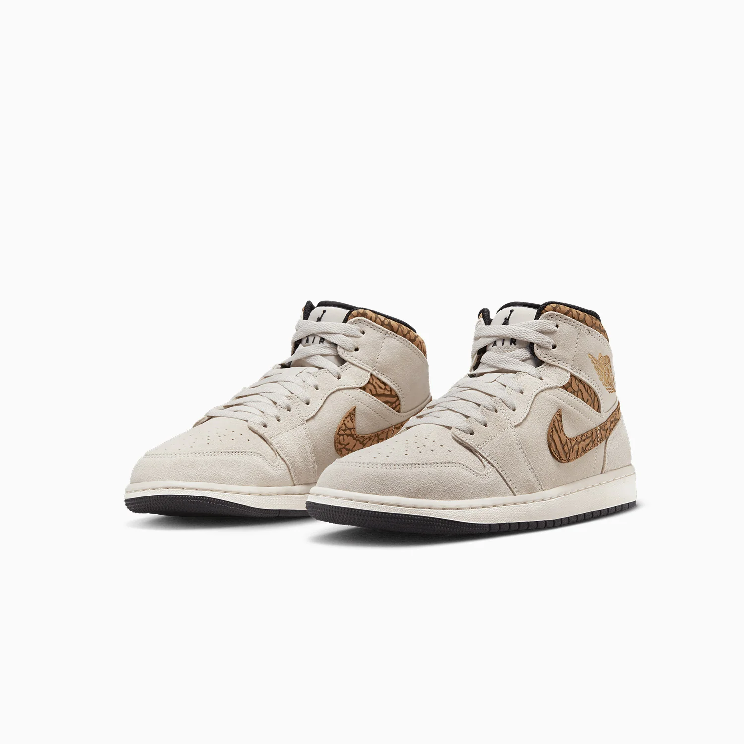 Men's Air Jordan 1 Mid SE "Brown Elephant" - Image 2
