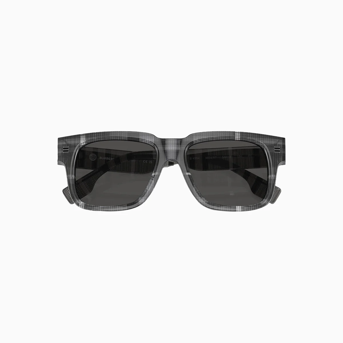 Men's Burberry Hayden Charcoal Sunglasses - Image 5