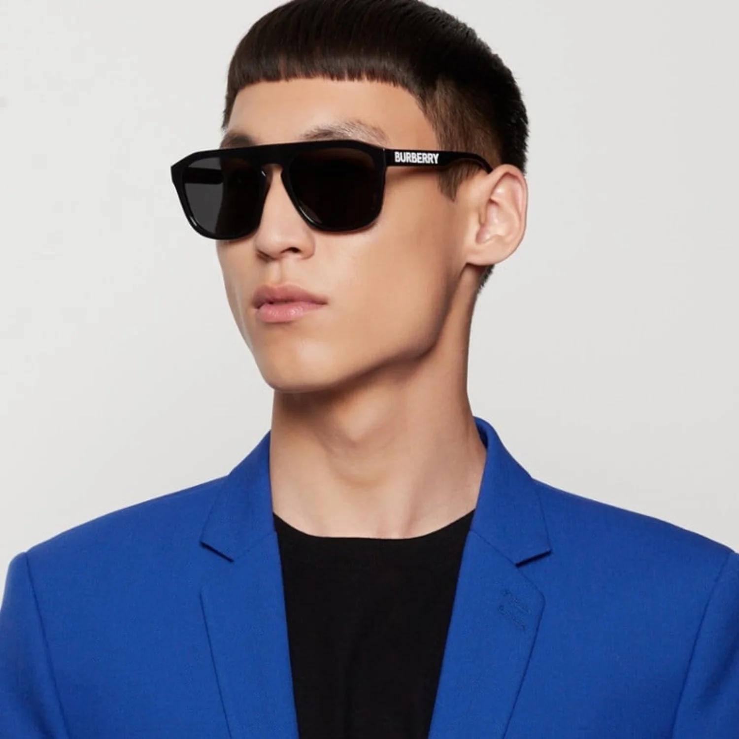 Men's Burberry Wren Black Sunglasses - Image 2