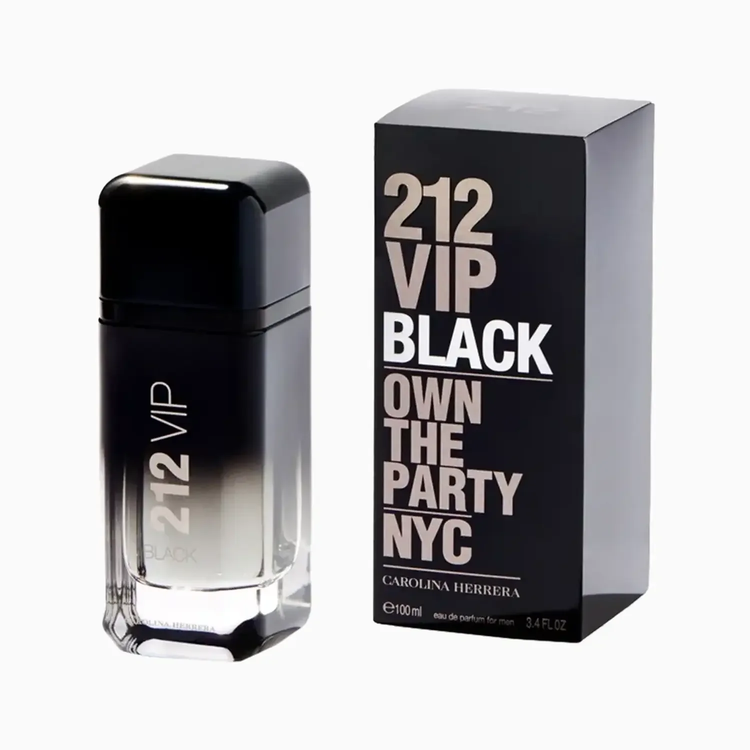 Men's Carolina Herrera 212 Vip Black Edp 3.4 Oz - Image 3