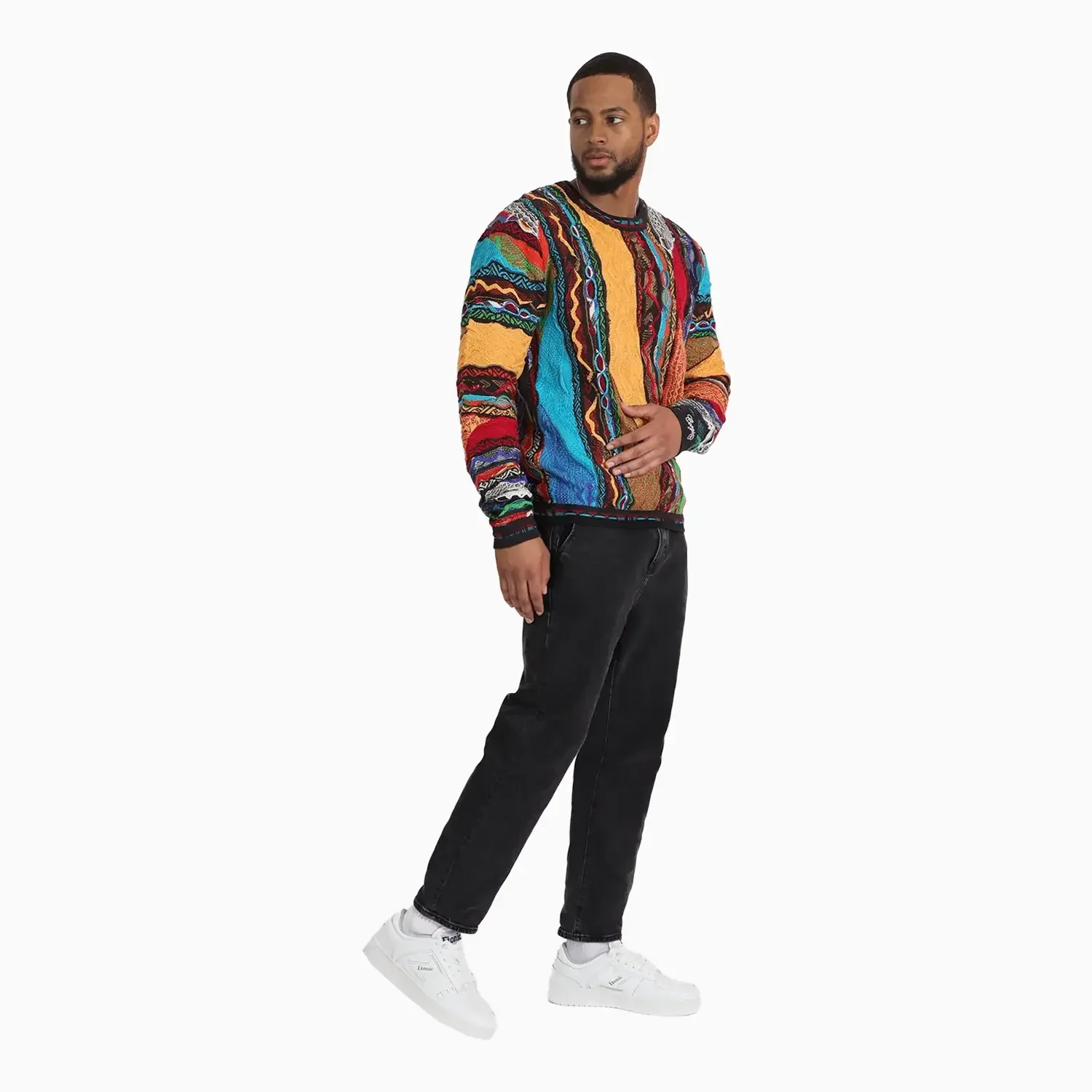 Men's COOGI Brights Crew Neck Sweater - Image 4