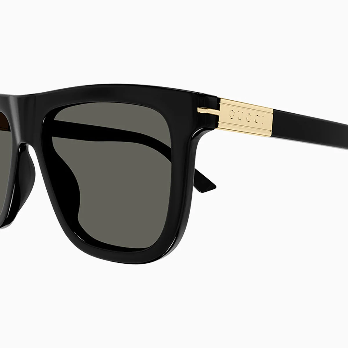 Men's Gucci Black Grey Sunglasses - Image 4