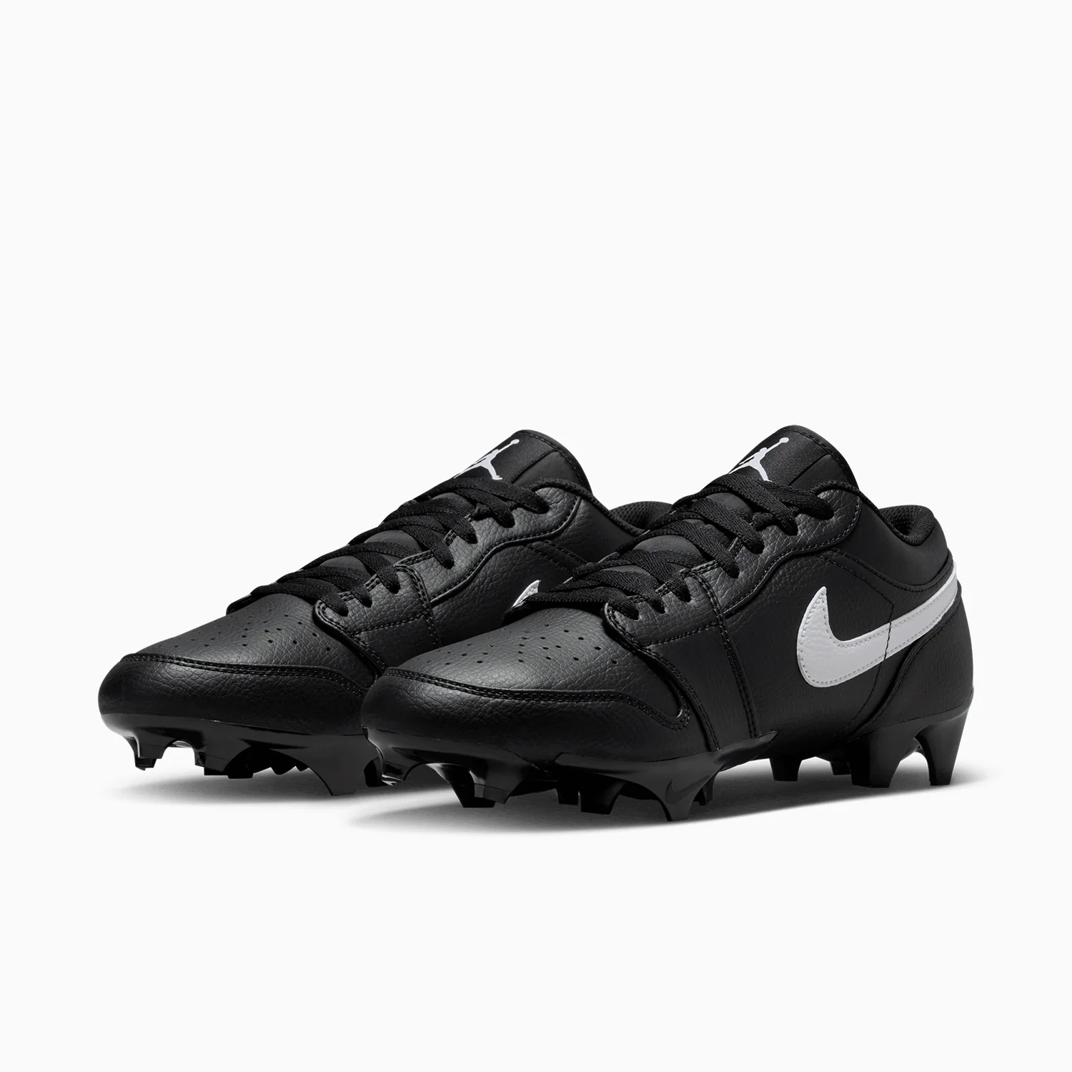Men's Jordan 1 Low TD Football Cleat "Black" - Image 2