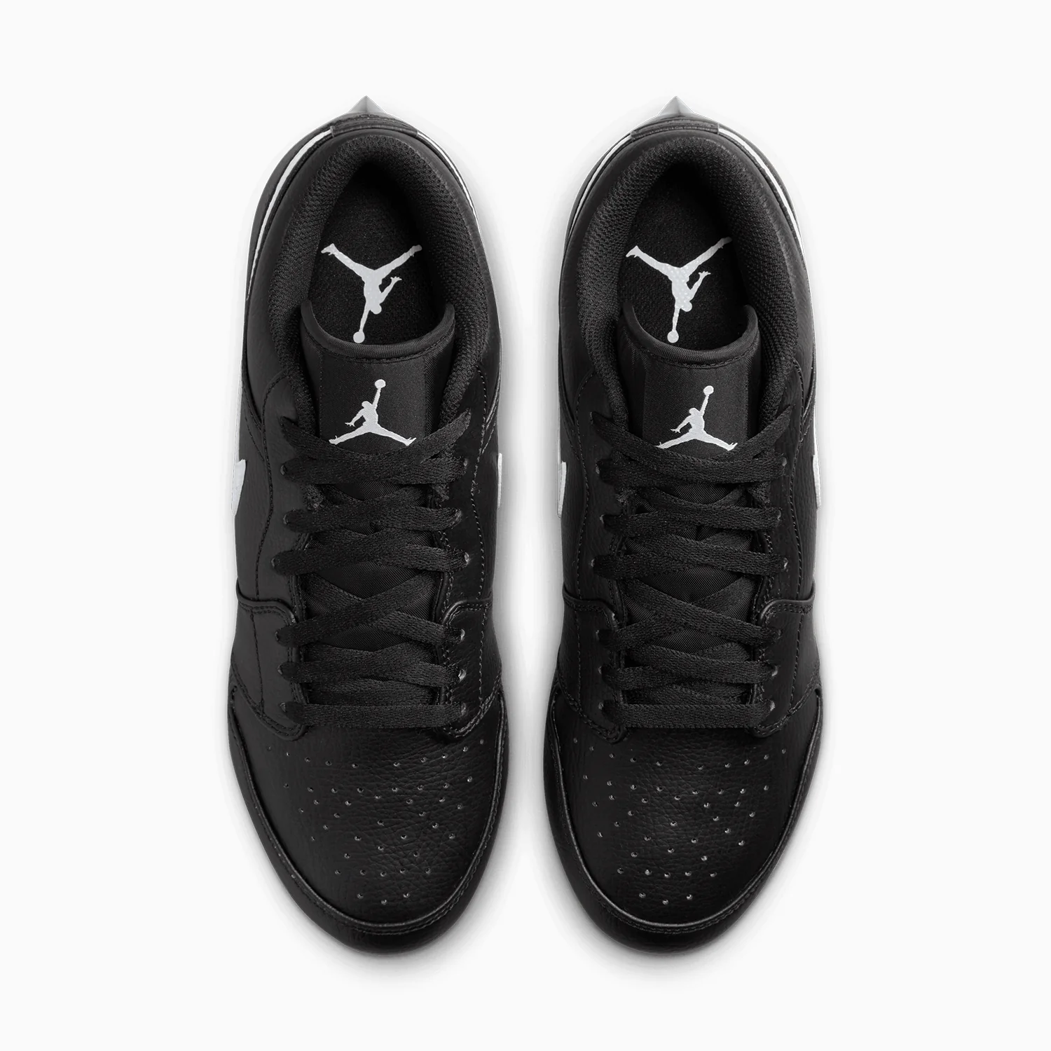 Men's Jordan 1 Low TD Football Cleat "Black" - Image 5