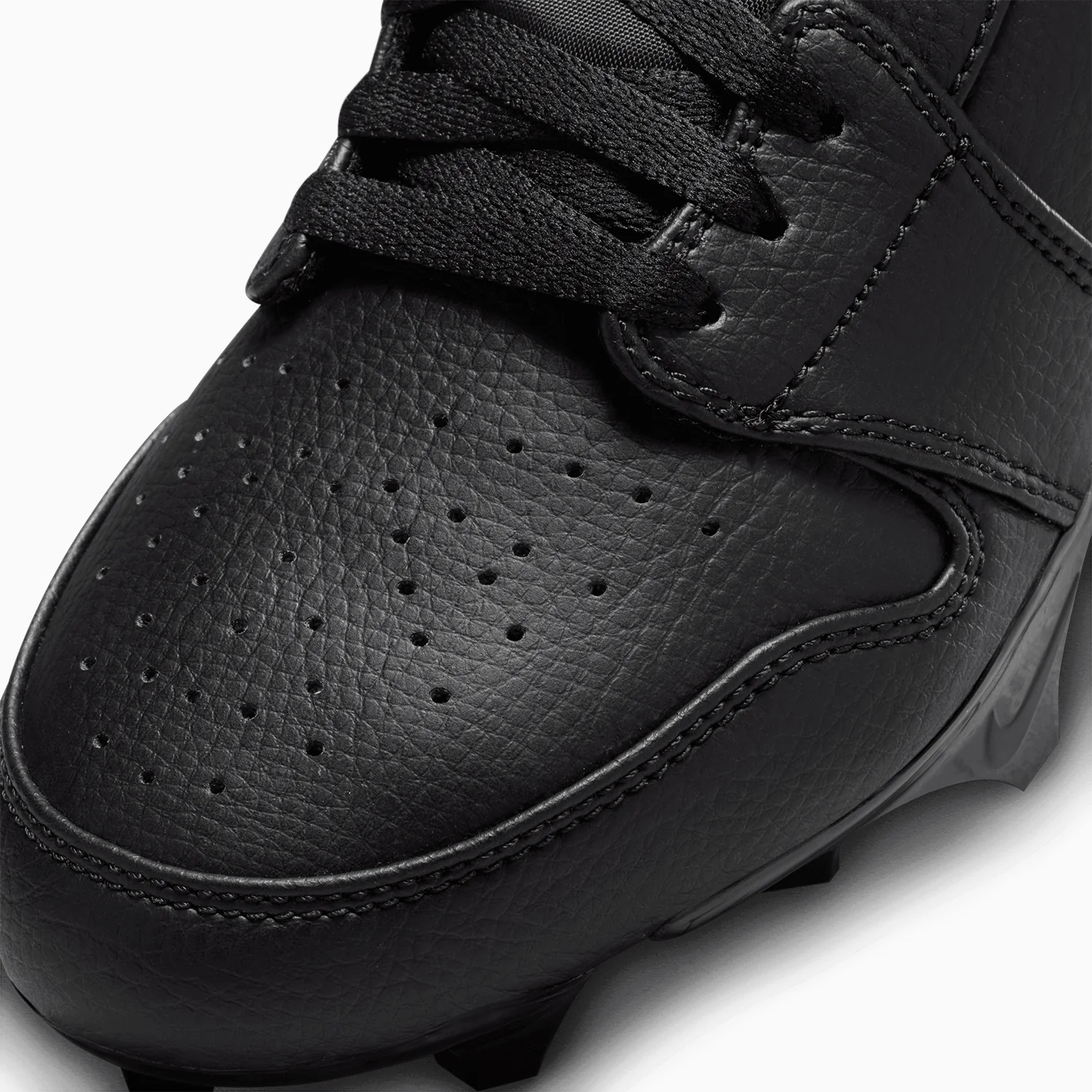 Men's Jordan 1 Low TD Football Cleat "Black" - Image 7