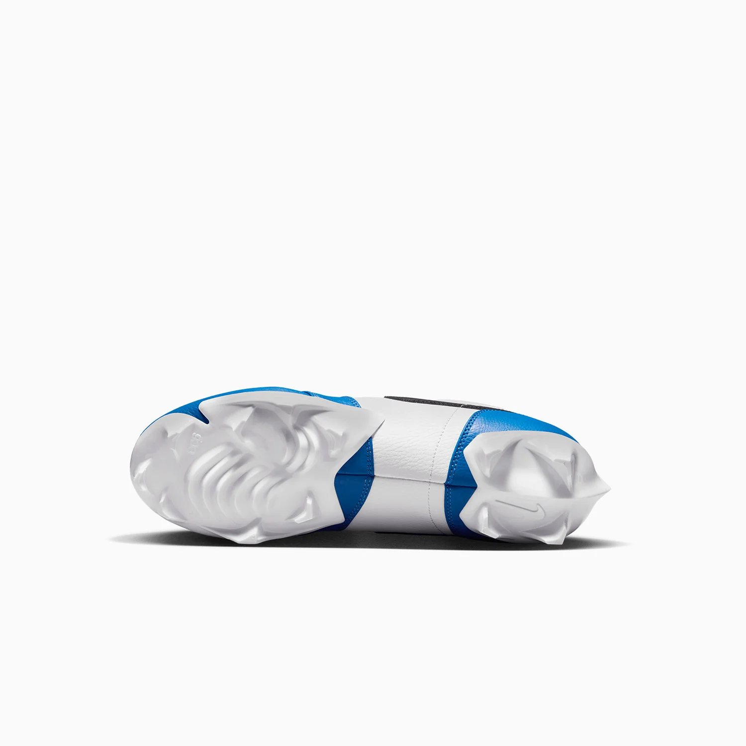 Men's Jordan 1 Low TD Football Cleat "White Black Royal" - Image 4