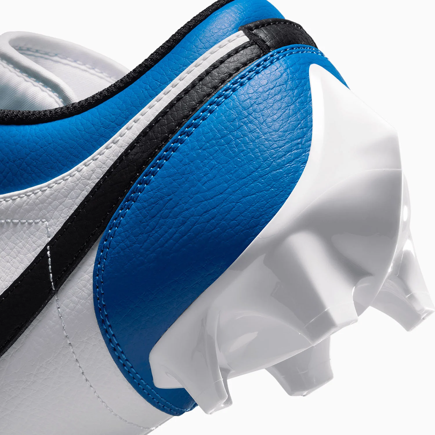 Men's Jordan 1 Low TD Football Cleat "White Black Royal" - Image 9