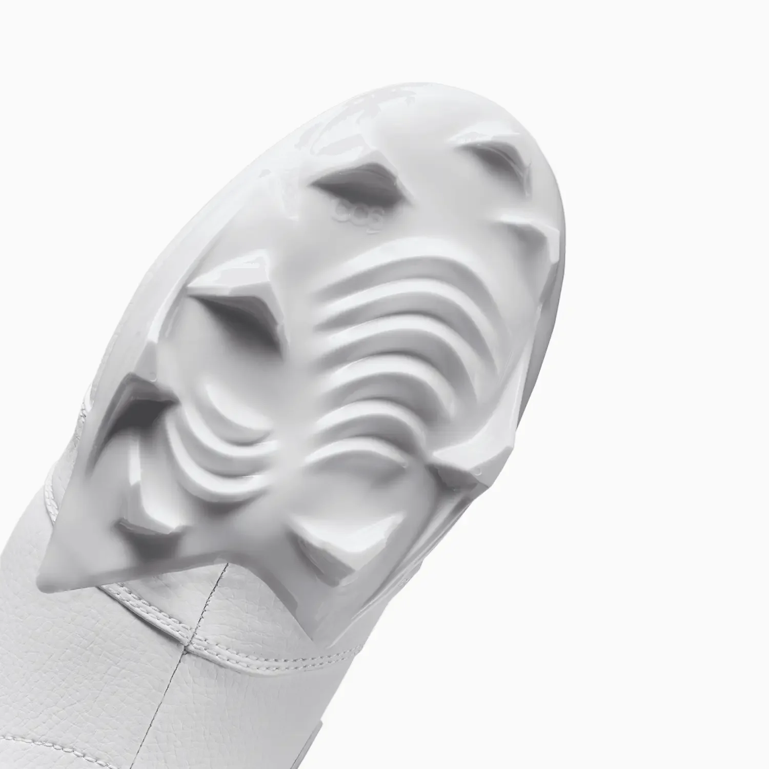 Men's Jordan 1 Low TD Football Cleat "White Grey Fog" - Image 8