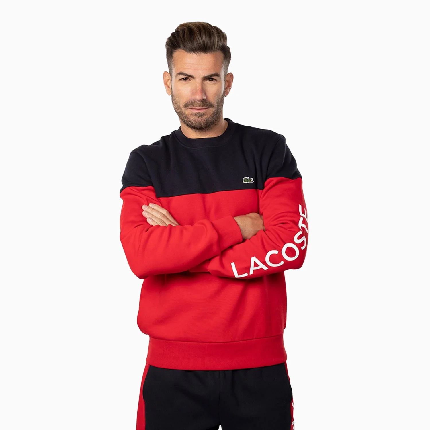 Men's Lacoste Classic Colourblock Branded Outfit - Image 2