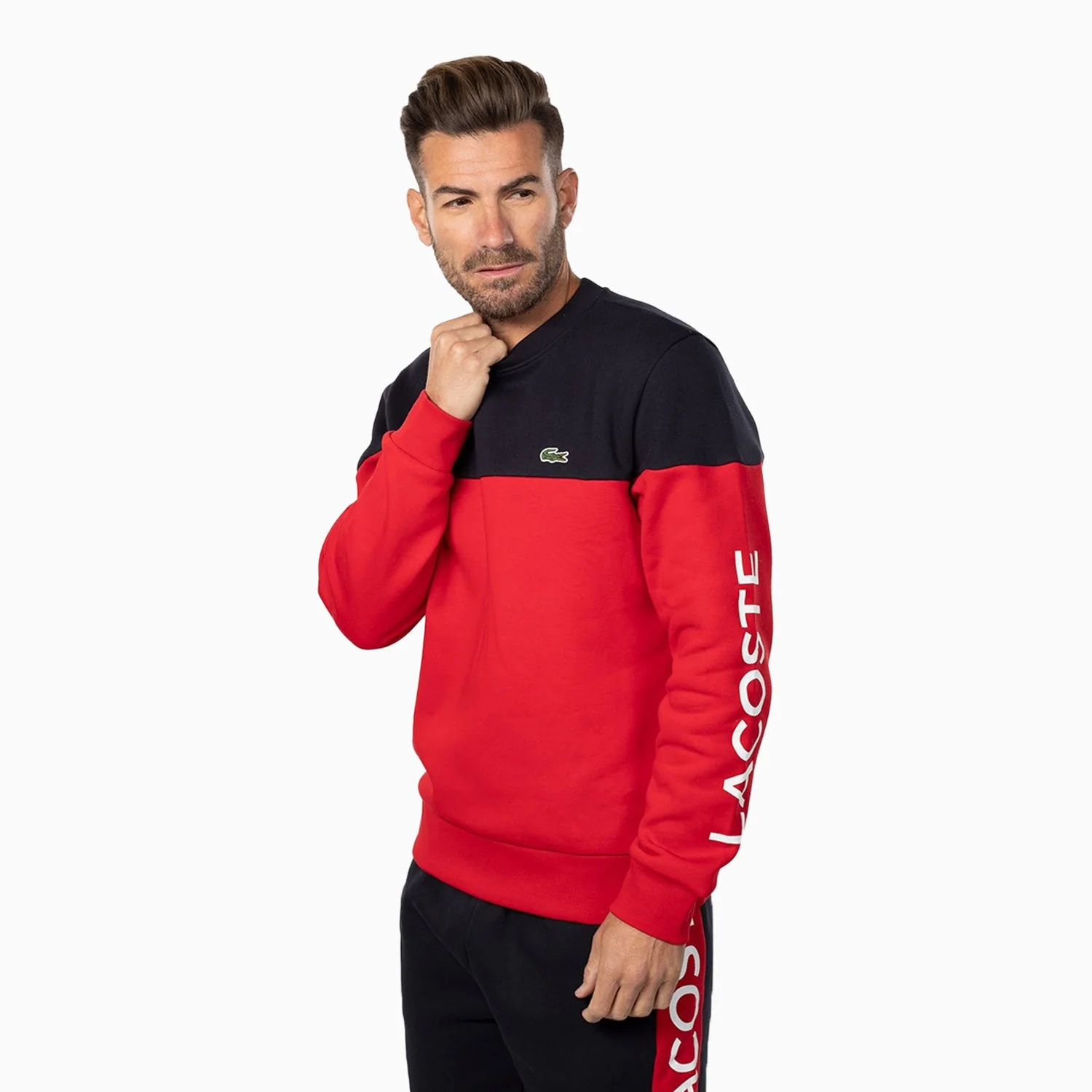 Men's Lacoste Classic Colourblock Branded Outfit - Image 6