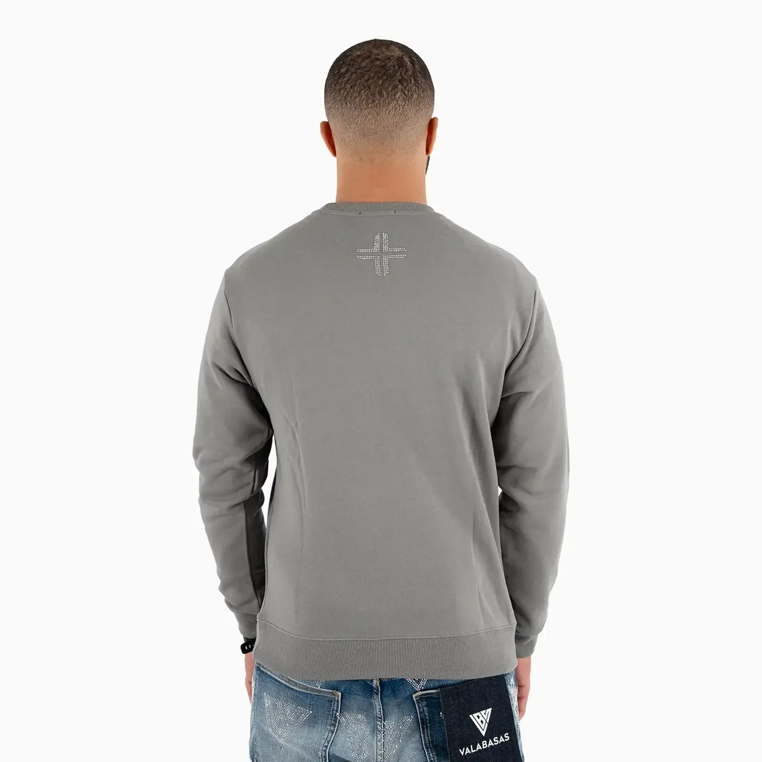 Men's LUXE Abstract Print Sweatshirt - Image 2