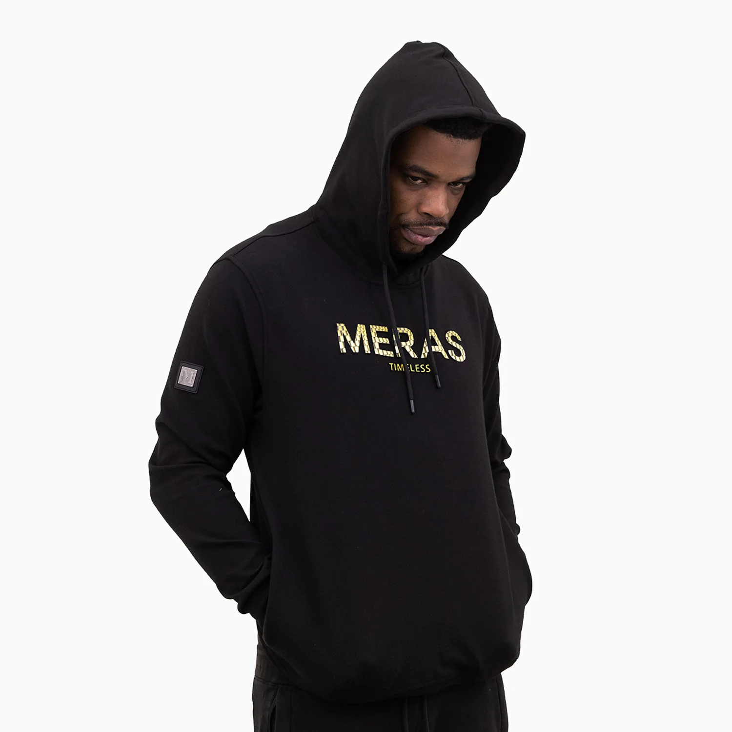 Men's Meras Timeless Logo Pull Over Hoodie - Image 4