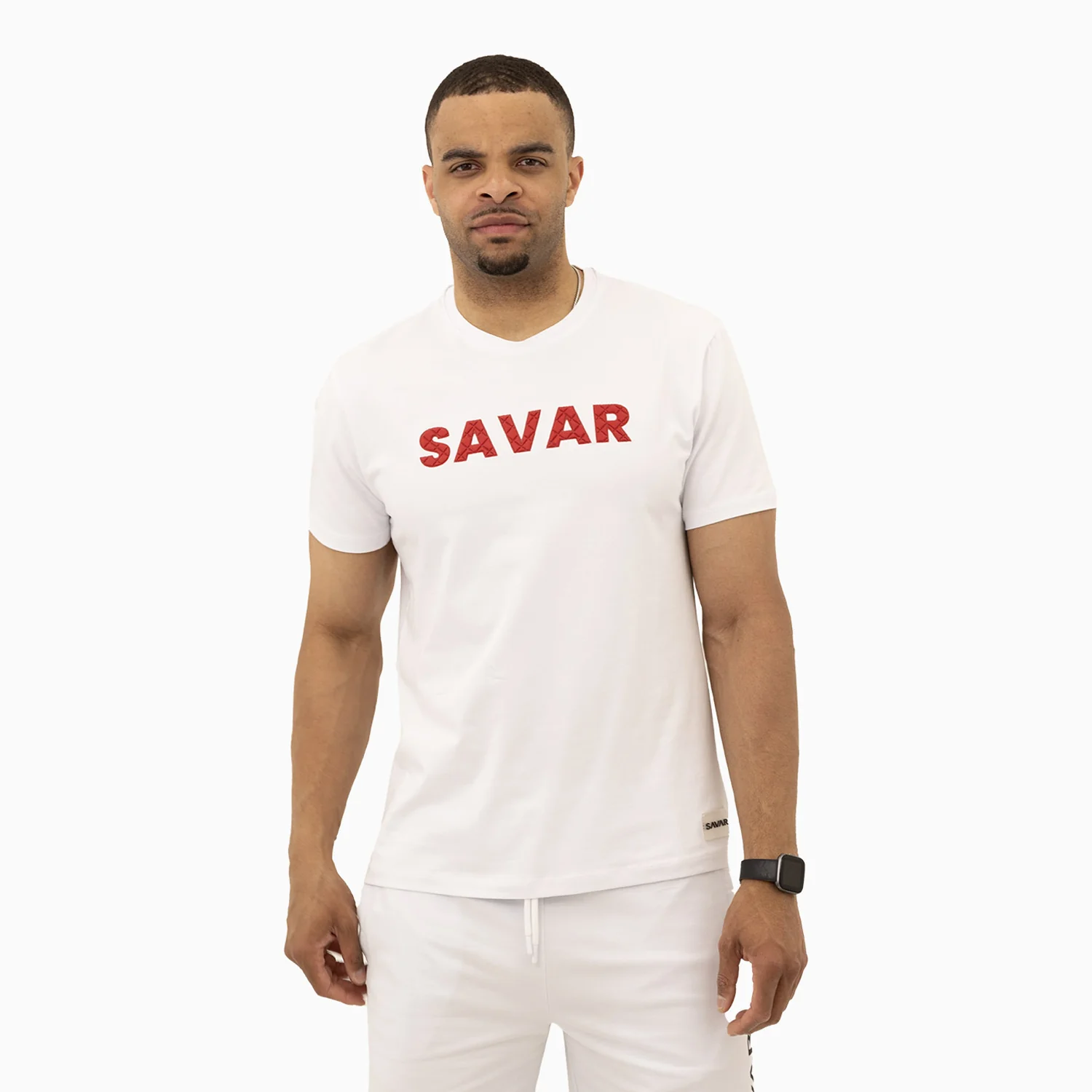 Men's Savar Bold Puff Print Short Sleeves T-Shirt
