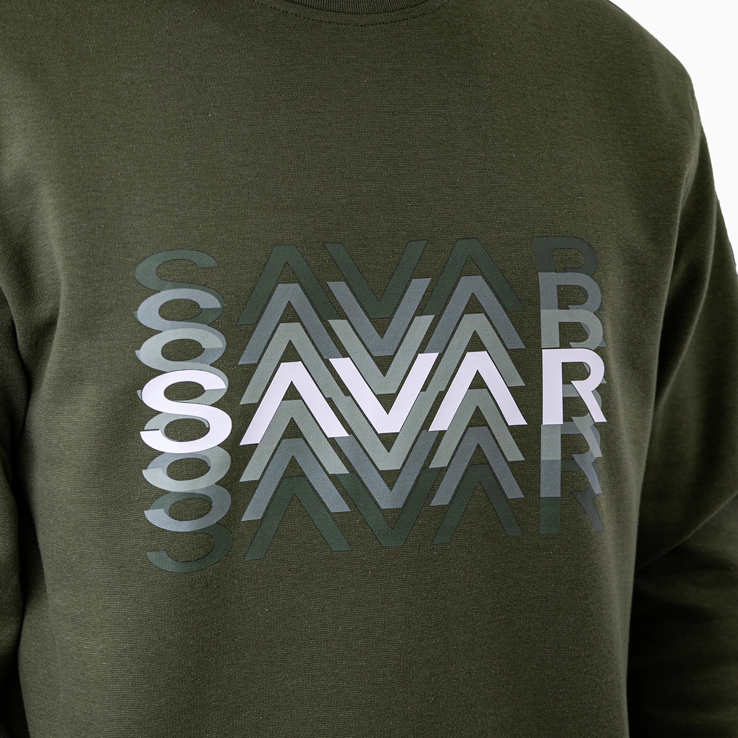 Men's Savar Logo Crew Neck Sweatshirt - Image 3